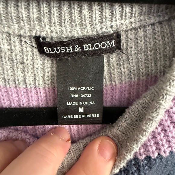 Colorful Striped Crewneck Sweater - Picture 3 of 3